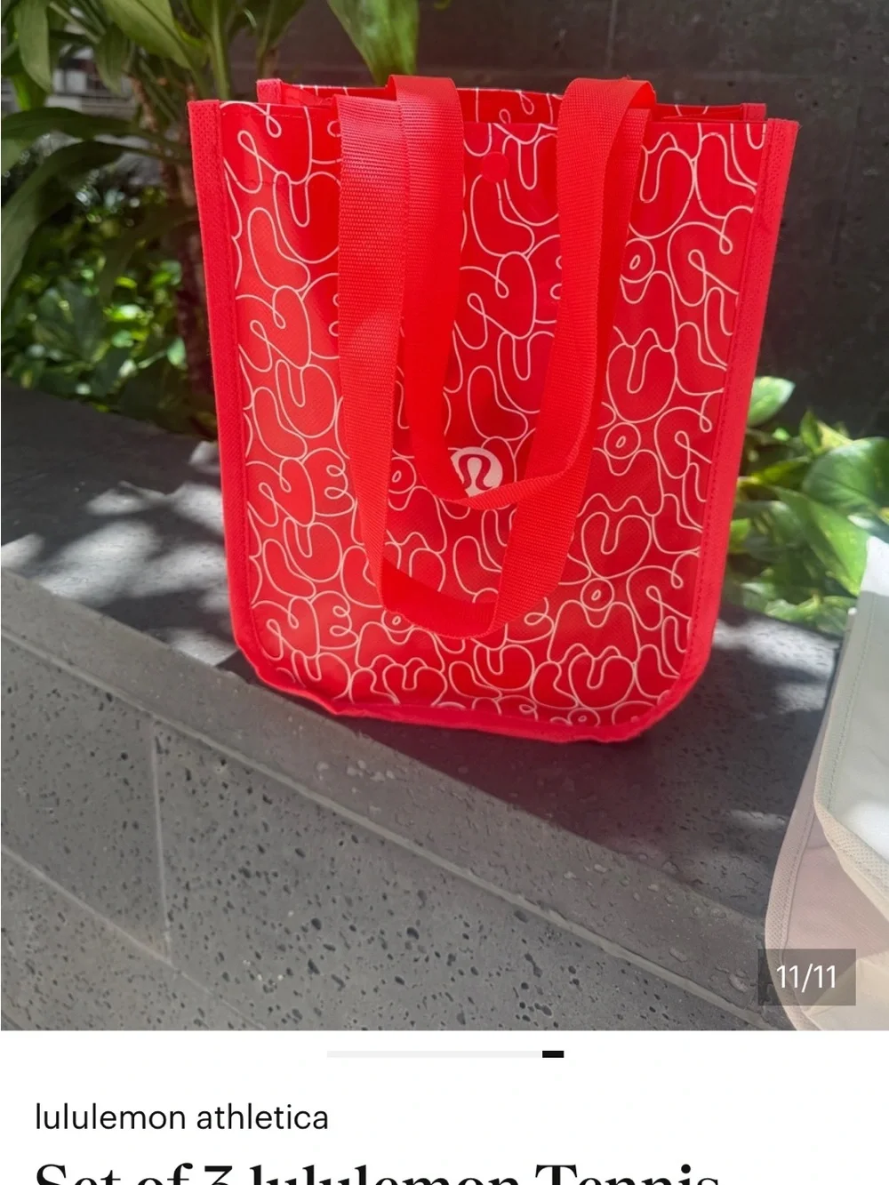 lululemon Pale Pink Crossbody Bag with Mini Strap Pouch & free tote - Picture 6 of 6